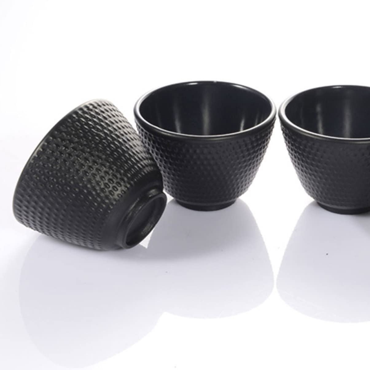 BESTonZON 4 pezzi tè giapponese tazza da tè giapponese tazza da tè in ghisa tè nero