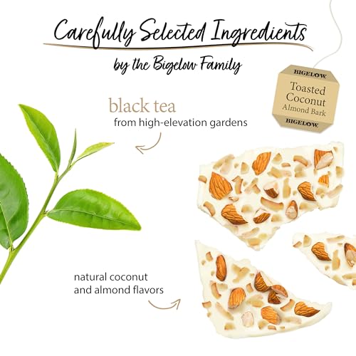 image for Bigelow Tea Toasted Coconut Almond Bark Black Tea, Caffeinated Tea wit