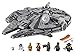 LEGO Star Wars Millennium Falcon 75257 Building Set - Starship Model with Finn, Chewbacca, Lando Calrissian, Boolio, C-3PO, R2-D2, and D-O Minifigures, The Rise of Skywalker Movie Collection