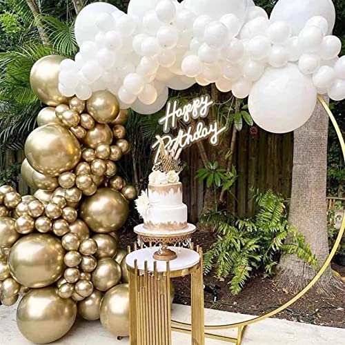 White Balloons Latex Party Balloons - 20 Pack 18 Inch Big White Thicker Balloons Large Round Helium Balloons For Baby Shower Wedding Graduation Birthday White Themed Party Decorations #TOP3