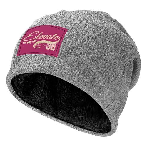 Bonnet en maille imprimé chiffres au style vintage corporate