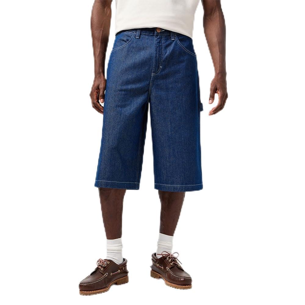 Wrangler Men's Cj Skater Shorts Denim, Rinse, 32W