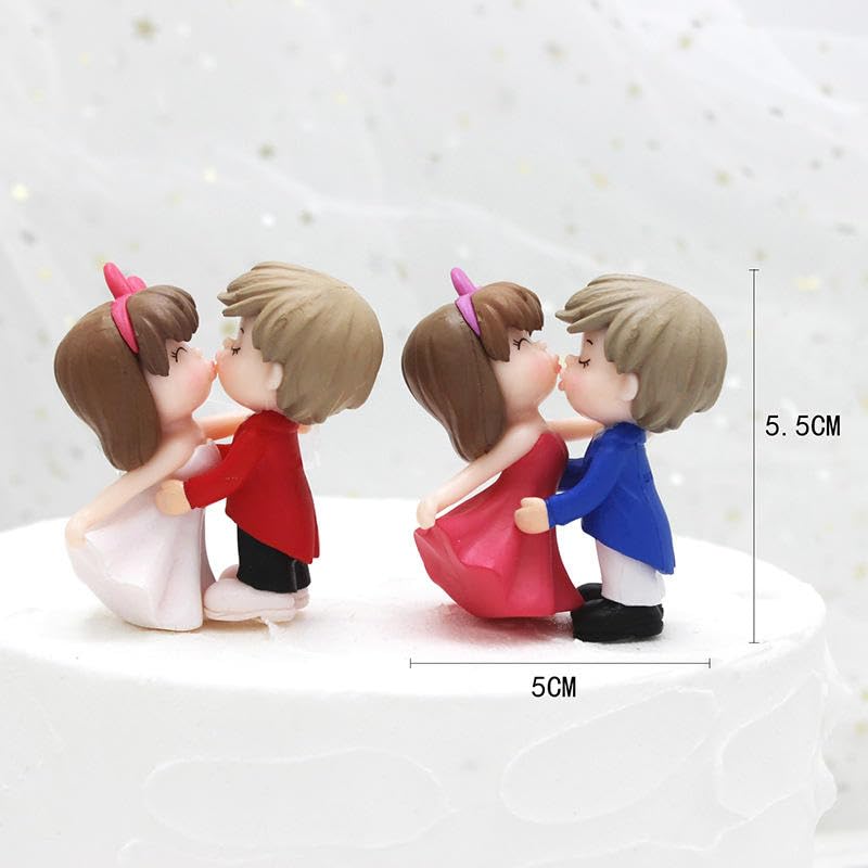 Image of Cortina Cute Cartoon Car Dashboard Interior Decoration Accessories Decoration Ornaments Plastic Crafts Girl and Boy Couple Ornaments