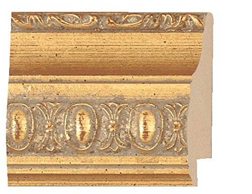 CountryArtHouse Picture Frame Moulding (Wood) 100ft bundle - Traditional Gold Finish - 2