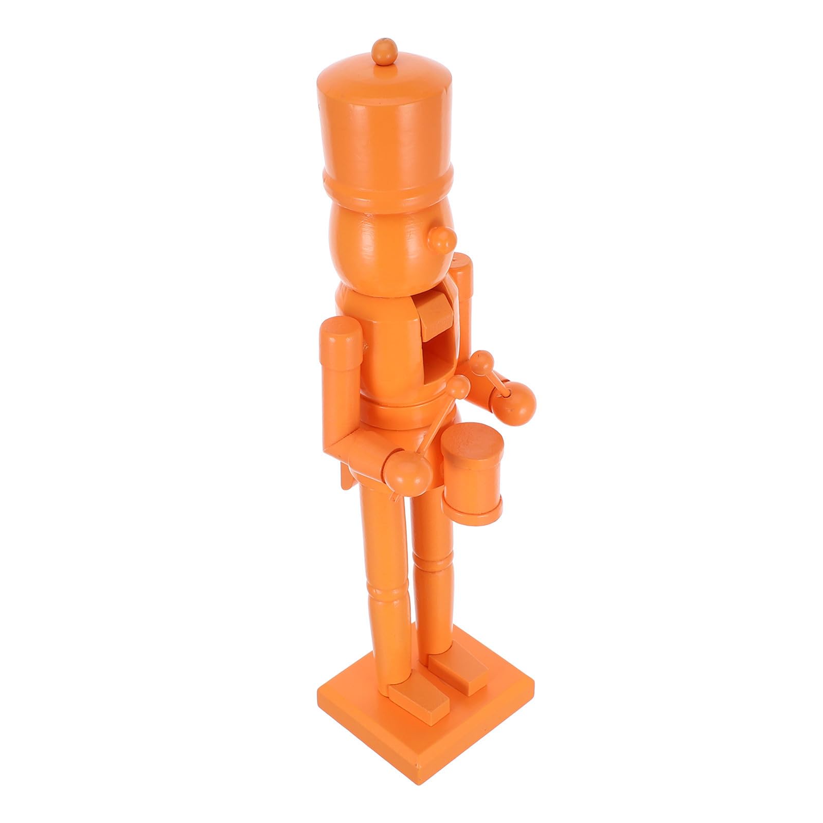 Toyvian 2 Piezas Cascanueces de Madera en Blanco, Figura Soldado DIY,