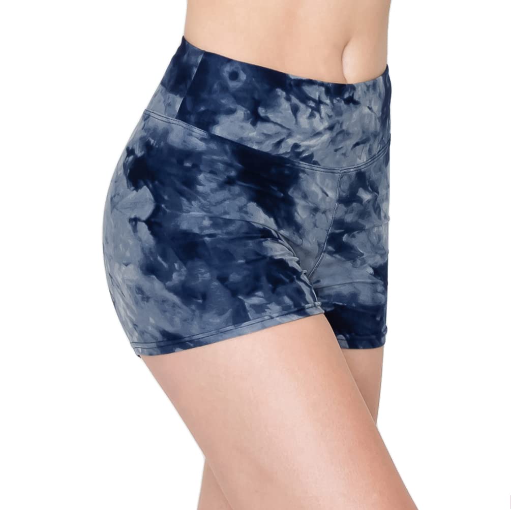 ALWAYS Women Workout Yoga Shorts - Premium Soft Solid Stretch Cheerleader Running Dance Volleyball Short Pants