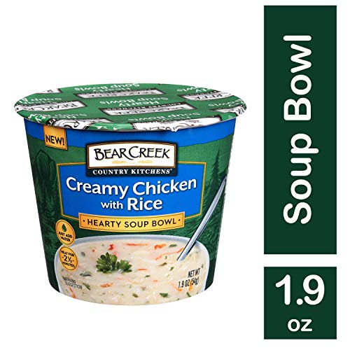 Bear Creek Hearty Soup Bowl, Creamy Chicken With Rice, 1.9 Ounce #TOP1