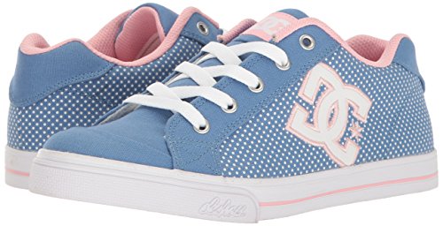 Dc Women's Chelsea Tx Se Skate Shoe Sneaker, Blue/White Print, 2 M Us Little Kid #TOP6