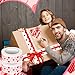 BNJZWJJ 2Roll Cute Heart Packing Tape for Valentine's Day Gift Packing Decoration, 1.77