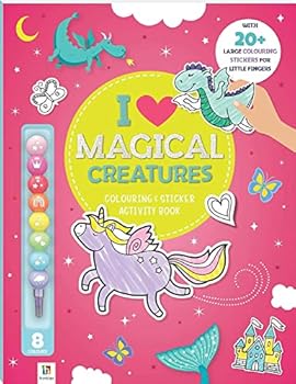 Office Product I Love Magical Creatures: Colouring & Activity Book