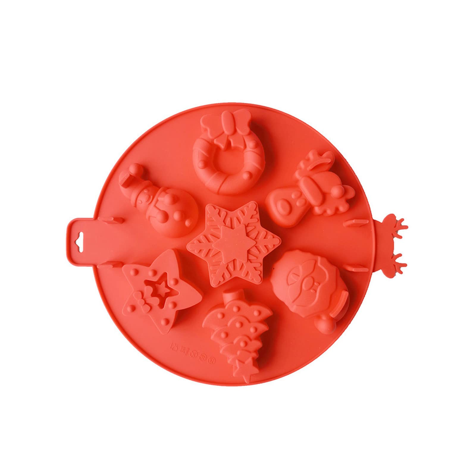 Xinsheinelry Silicone Mousse Christmas Themed Silicone Molds Chocolate Mold Baking Accessories for Baking Cake Christmas Candy Molds