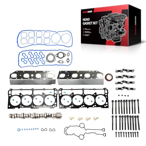 Image of Torchbeam 5.7 Hemi Non MDS Lifter Cam Camshaft Head Gasket Kit Fit for Ram 1500 2011-2019, Dodge Ram 1500 2009-2010, Fit for Chrysler Aspen 2009, Durango 2009, OE# 53022263AF 53021720AD 53021726AE
