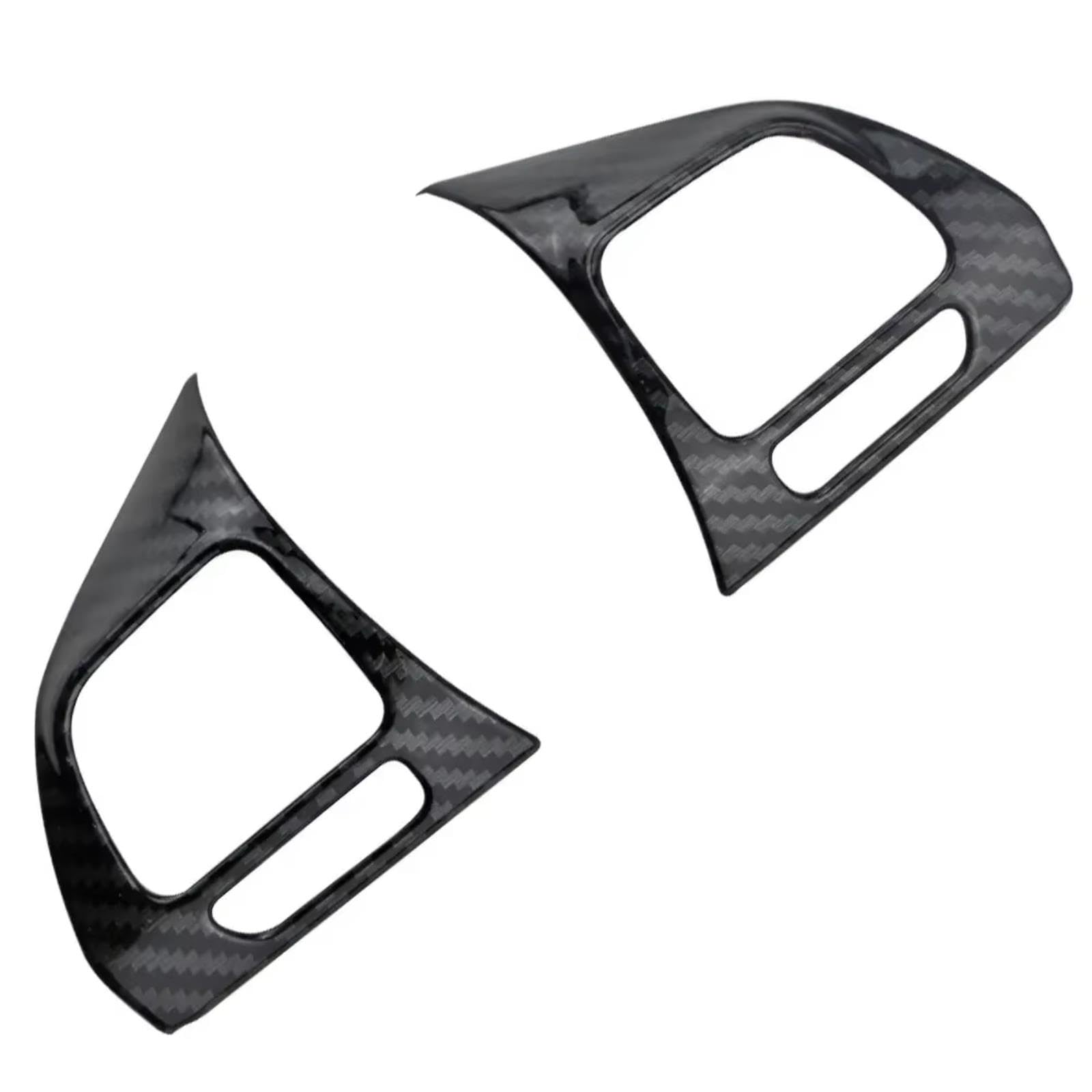 Adesivi Per Pulsanti Auto Per Golf 2013 2014-2016 Per Touran 2011-2015 | Per 2011 2012 2013 2014 2015 2 Pezzi Adesivi Per Auto Interruttore Sul Volante Pannello Rivestimento(Black)