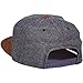 Brixton Men's Wheeler Medium Profile Adjustable Mesh Hat, Grey/Copper, One Size