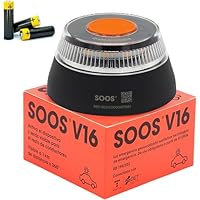 SOOS Baliza v16 Homologada DGT con Geolocalizador, con Datos