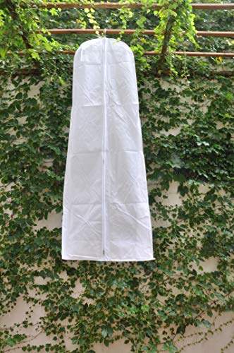 image for VANVENE Large Garment Bags 72 Saver Dustproof Cover Storage Bag Weddin