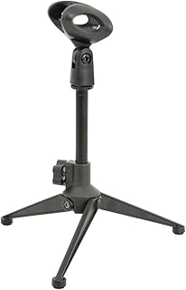 Mini Foldable Tripod Microphone Stand