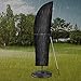 Dokon Ampelschirm Schutzhülle mit Stab, Sonnenschirm Abdeckung 2 bis 4 M Große Ampelschirm Schutzhülle, Wetterfeste, UV-beständig, Schneesicher, 420D Oxford Gewebe Sonnenschirm Hülle (265x40/70/50cm)