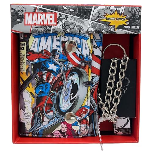 Captain America Grand Entrance Chain Wallet2