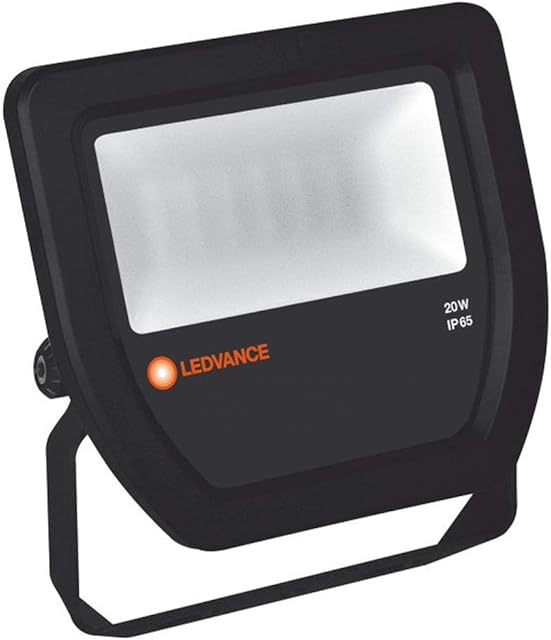 LEDVANCE Naświetlacz LED: for ściana/sufit/podłoga, FLOODLIGHT 20 / 20 W, 220240 V, Zimna biel, 4000 K, materiał: aluminum/polycarbonate (pc), IP65
