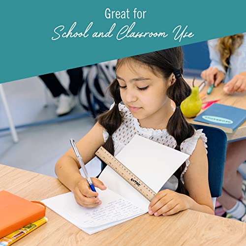 EXTRIC Pacote de 25 Réguas - Réguas de 12 Polegadas, Réguas para Crianças, Ótimas para Escola, Sala