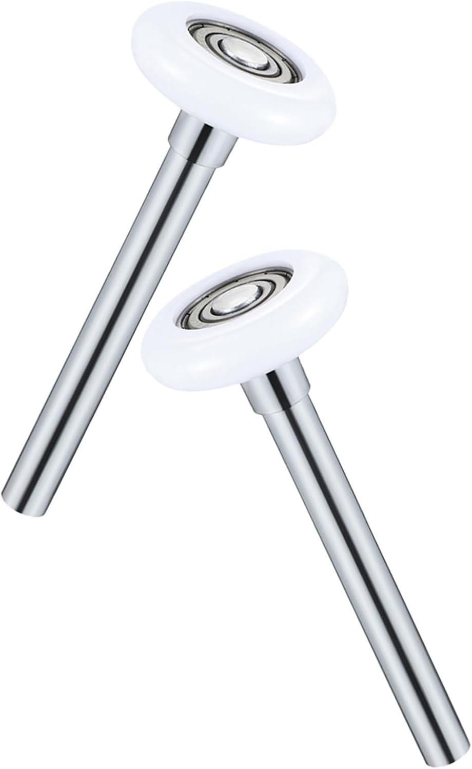 DOITOOL 2pcs Nylon Garage Door Rollers Door Installation Wheels Quiet Replacement Roller Nylon Stem Smooth for Residential