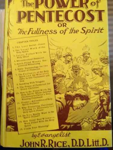 The Power of Pentecost OR The Fullness of the S... B004GBJVTK Book Cover