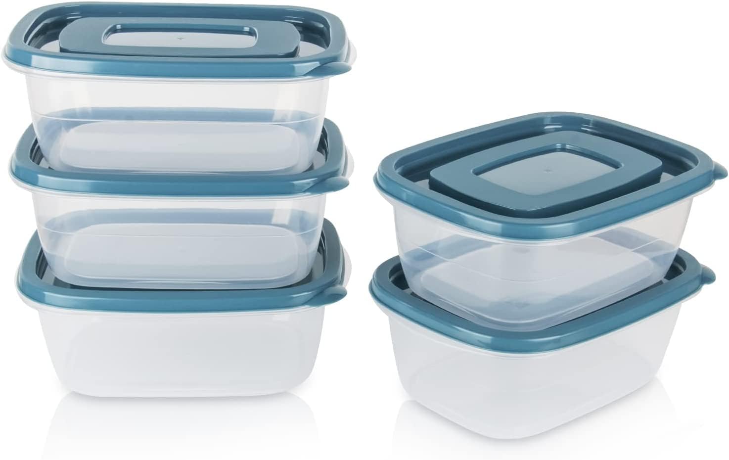 EFISH 5PCS Rectangle Plastic Portion box Sets with Lids.Food Storage Box,Container Sets,Food Storage,Food Containers,Cereal Containers,use for refrigerator,School,Work and Travel,1000ML Per Box EFISH 5PCS Rectangle Plastic Portion box Sets with Lids.Food Storage Box,Container Sets,Food Storage,Food Containers,Cereal Containers,use for refrigerator,School,Work and Travel,1000ML Per Box