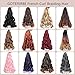 French Curl Braiding Hair 12 Inch Curly Braiding Hair 8 Packs Pre Stretched French Curl Braids Synthetic Extensions Lightweight Hair for Women Loose Wavy for Braids Natural Black