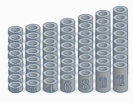 FLGenny LLC RC Shock Limiters for 3.5mm and 3mm Shock Shafts, Compatible with Losi Sprint, Traxxas Slash, Team Associated