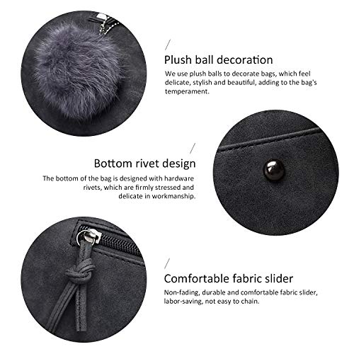 Pahajim BAG-6034 Womens Studded Tote Handbags Top Punk Casual Shoulder Bags Hobo Rocker Satchel Purse thumb #4