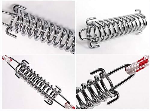 Miniatura 3 de HL 4 hebillas de resorte para tienda de campaña, tensor de cuerda de toldo de acero inoxidable resistente, lonas, tiendas de campaña, accesorios