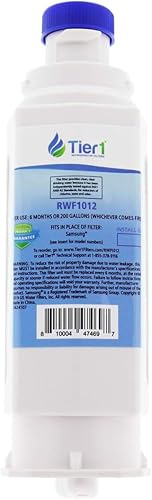Miniatura 5 de Tier1 DA97-17376B - Filtro de agua para refrigerador, 2 unidades, repuesto para Samsung HAF-QINEXP, DA97-08006C, HAF-QIN, HAF-QINEXP, GF-841,