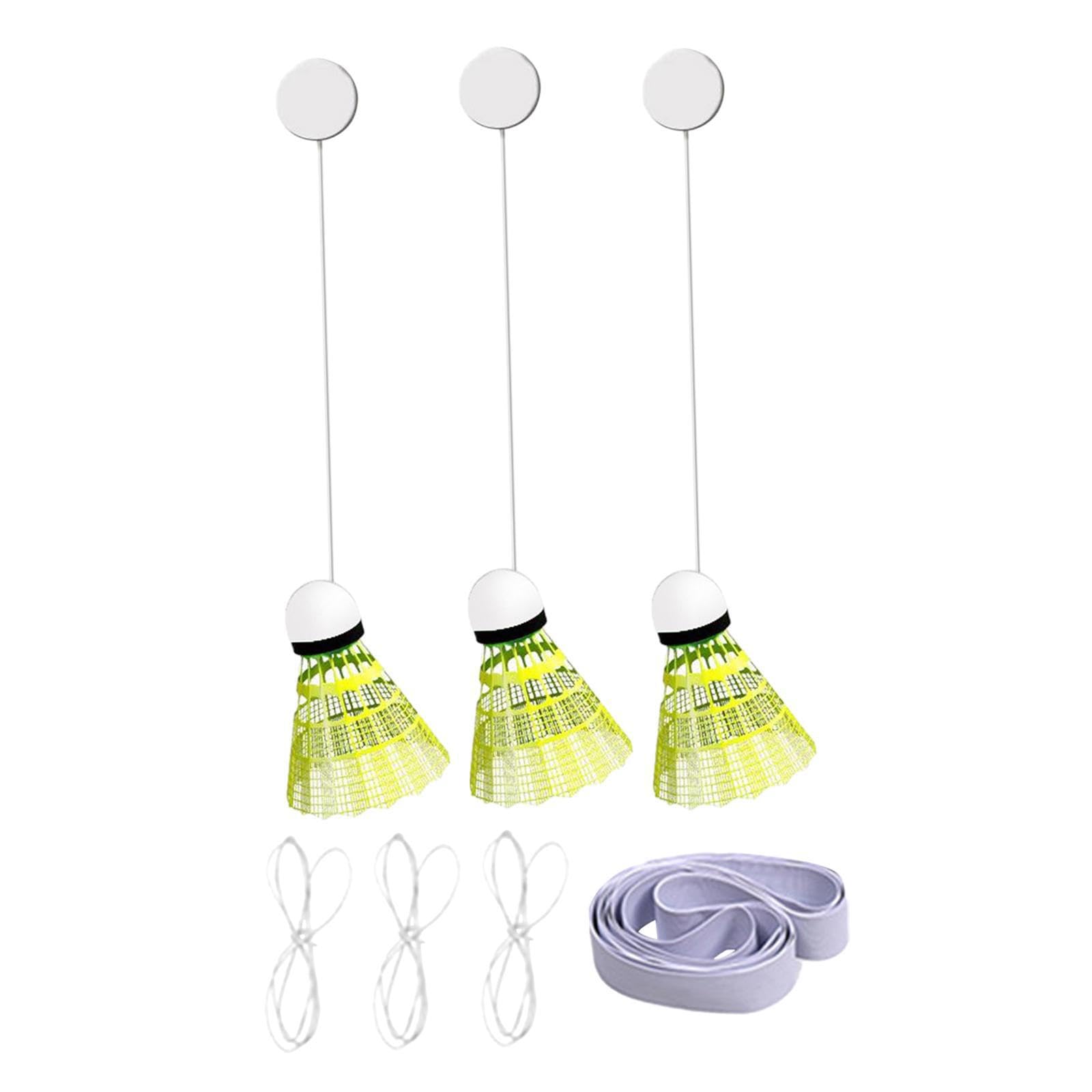 QUILSTM Single Player Badminton Device Home Fitness Trainer Adjustable Height And Easy To Install Practice Tool Self Practice Trainer Home Fitness Device