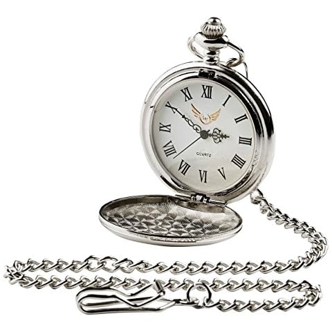Luxury Freemason Silver Pocket Watch Display Set Cover