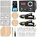 FIRElood Pyrography Wood Burning Kit Wood Burner Tool Dual Pen 60W Upgraded Adjustable Pyrography Machine