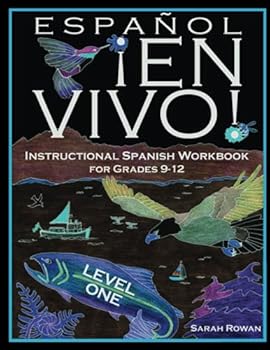 Paperback Español En Vivo Level 1 for Grades 9-12: Instructional Spanish Workbook for Grades 9-12 Book