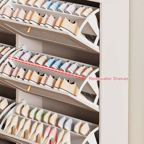 Étagère à chaussures étroite pour petits espaces et baskets - 6