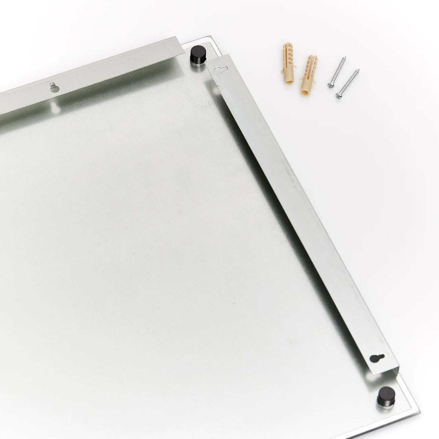 Pizarra magnética efecto mosaico – Planificador de pared para notas para nevera con rotulador, cristal, 60 x 40 cm