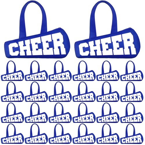 Yeyeplum 24 Pcs Cheer Bag Gift Cheerleaders Team Treat Goodie Snack, Navy