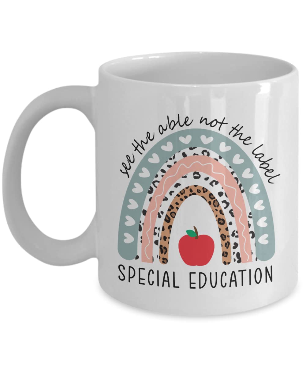 Sped Mug - Special Education - See The Able Not The Label - Sped Teacher Mug - Special Education Teacher - Special Ed Teacher. 11oz