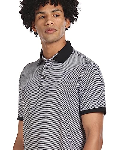 Image of Calvin Klein Men's Liquid Touch Polo Stripe with UV Protection