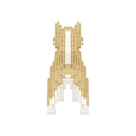 Larcele Micro Dog Building Blocks Mini Pet Building Toy Bricks, 814 Pieces KLJM-02(Female Shiba Inu)