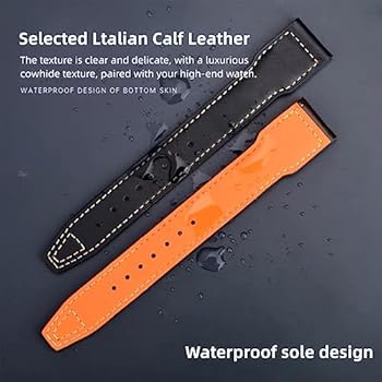 HEYOZURY Horlogebandjes voor IWC 20mm 21mm, Echt Lederen Band voor IWC Horloges Premium Zachte Lederen Vervangende Riem Originele Armband voor IWC Pilot Series HEYOZURY Horlogebandjes voor IWC 20mm 21mm, Echt Lederen Band voor IWC Horloges Premium Zachte Lederen Vervangende Riem Originele Armband voor IWC Pilot Series