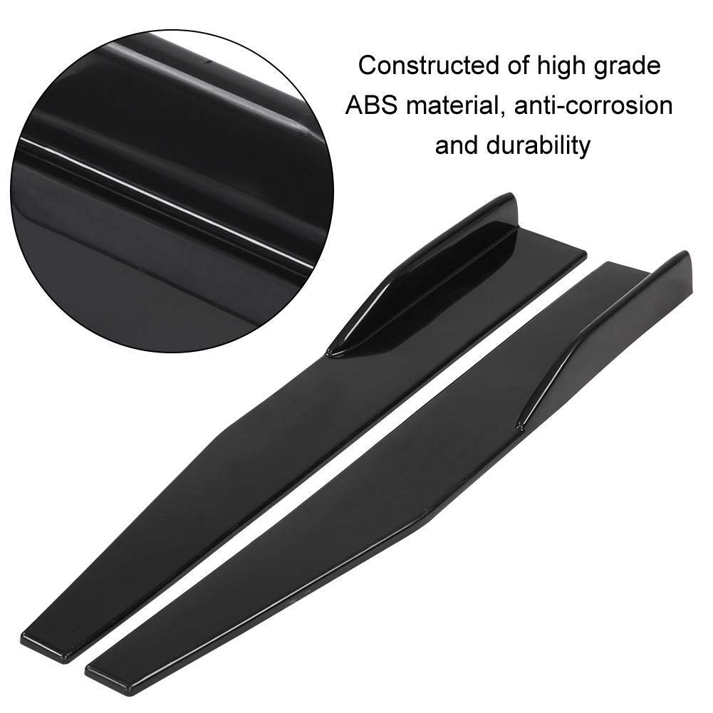 KIMISS ABS Paar Universal Car Side Skirt Splitter Winglet Flügel Canard Diffusor