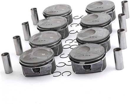 8 Piece Car Piston And Ring Kit 94810304724 94810304824 94810305722 94810 04755 Compatible With S GTS 957 970 4.8L V8