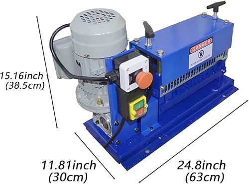 Miniatura 2 de INTBUYING Máquina peladora de cables de cable, Máquina peladora automática eléctrica de alambre, Pelador de tiras de cable de cobre de chatarra de