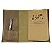 Hide & Drink, Waxed Canvas Field Notes Cover, Wallet Case (3.5 x 5.5 in.) Journal Cover with Pencil Paper & Cards Slot, Travelers Pocket Notebook Handmade (Fatigue)
