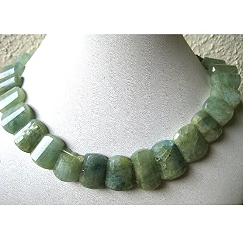 Aquamarine briolettes LKBEADS pierre naturelle rectangulaire pour fil de perles