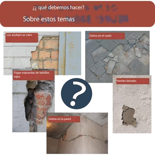 Miniatura 5 de Mortero De Uso General: Cemento De Fraguado Rápido, Cemento De Reparación Rápida Cemento De Reparación De Pisos Impermeable Antigrietas, Sellador De Grietas De Hormigón Para Relleno De Grietas Ampli